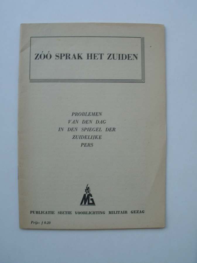 RED.- - Zoo sprak het zuiden. Problemen van den dag in den spiegel der zuidelijke pers.