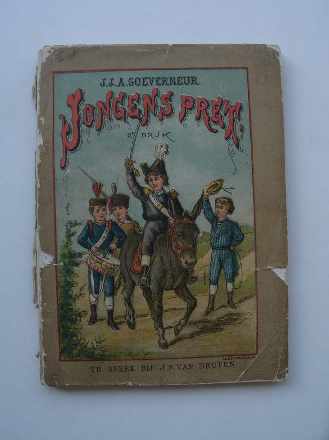 GOEVERNEUR, J.J.A., - Jongenspret. Een geschenk van Nederlandsche jongens.