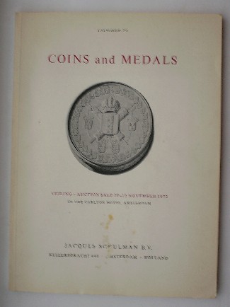 ED.- - Jacques Schulman. Coins and Medals. Auction catalogue 255.