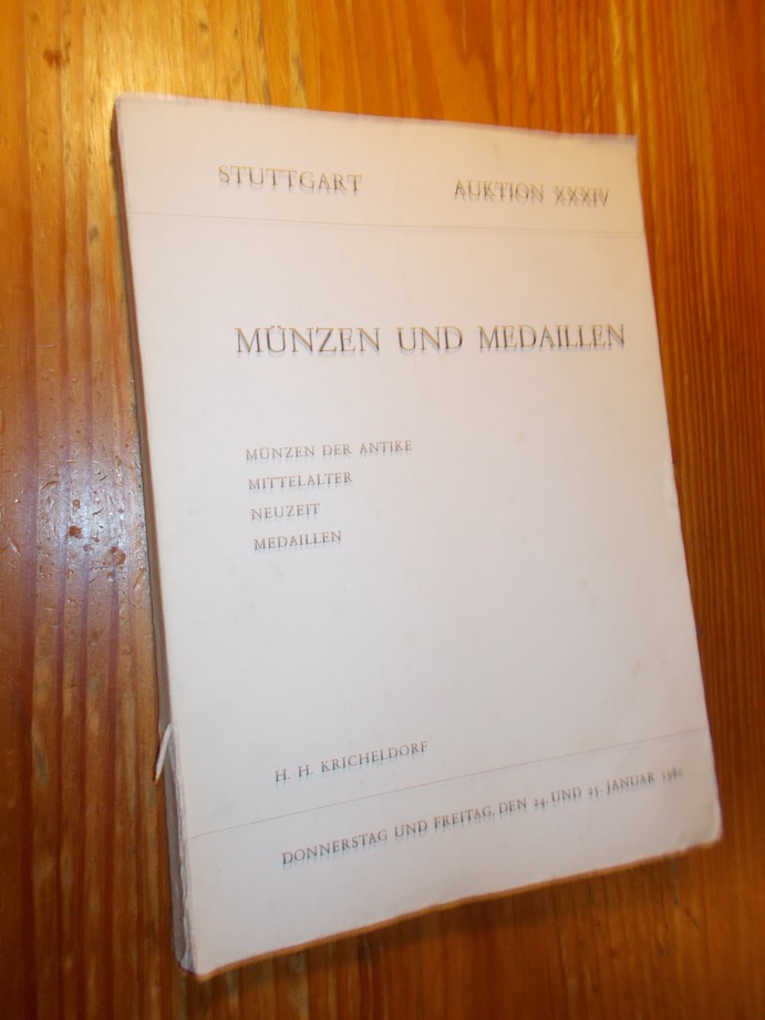 ED.- - Munzen und medaillen. Munzen der Antike, Mittelalter, Neuzeit, Medaillen. Catalogue.