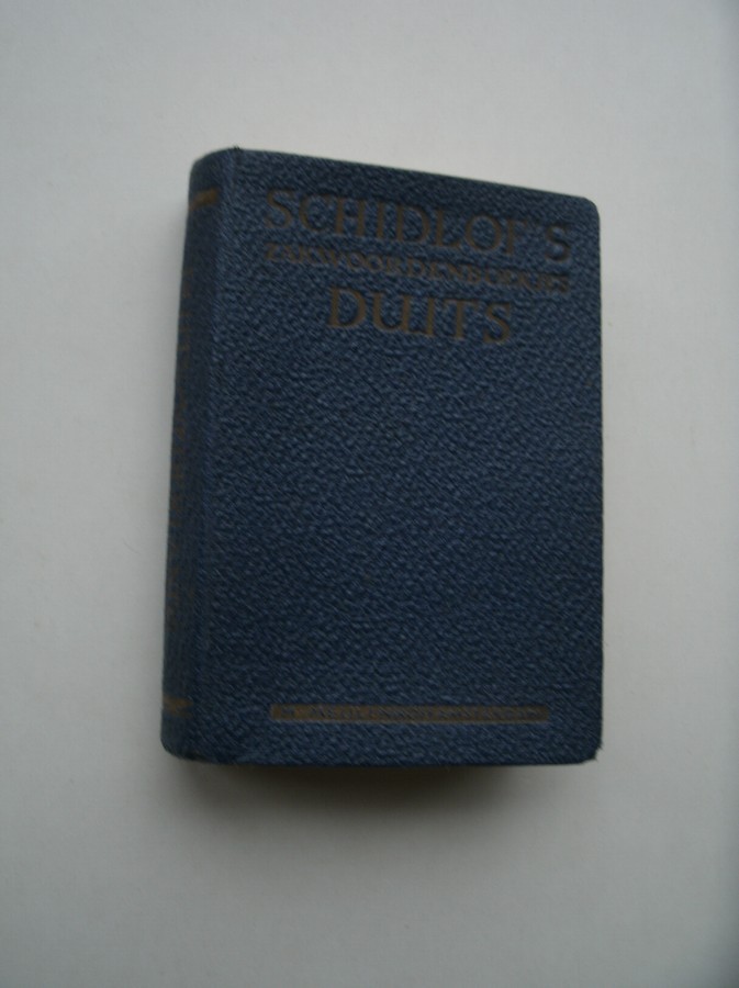 DROST, H. (Samenst.), - Schidlof`s zakwoordenboekje. Duits-Nederlands.