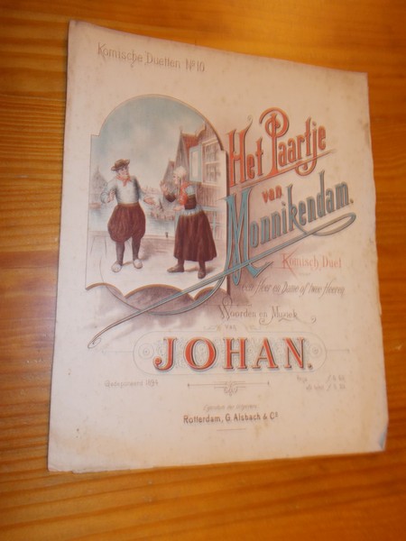 JOHAN, - (Monnickendam). Het paartje van Monnikendam.