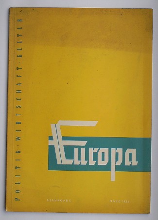 (ed.), - Europa. Politik, Wirtschaft, Kultur.