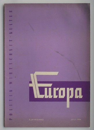 (ed.), - Europa. Politik, Wirtschaft, Kultur.