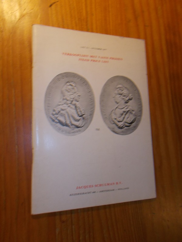 (ed.), - Schulman. Fixed price list. nr.211