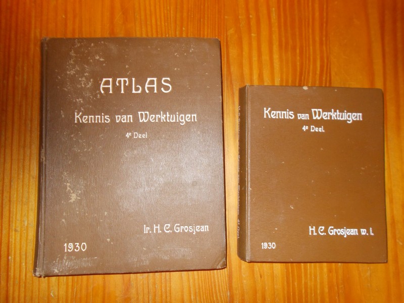 GROSJEAN, H.C., - Kennis van Werktuigen. Verbrandingsmachines. Pompen. Luchtcompressors.