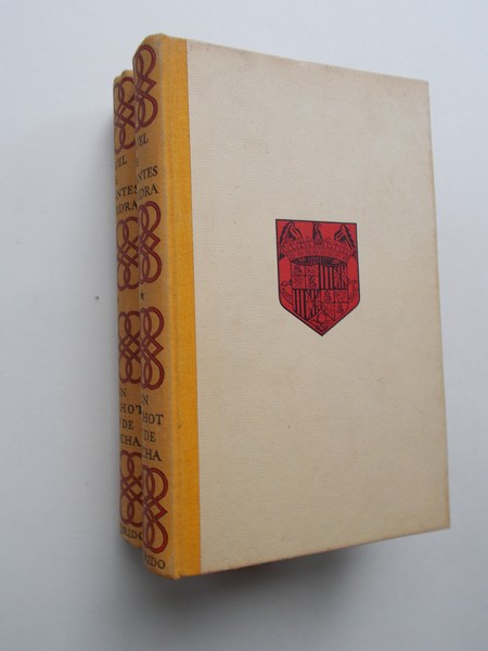 CERVANTES SAAVEDRA, MIGUEL DE, - De geestrijke ridder van Don Quichot van de Mancha. 2 delen.