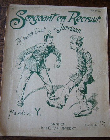 JURRIAAN, - Sergeant en recruut. Komisch duet.