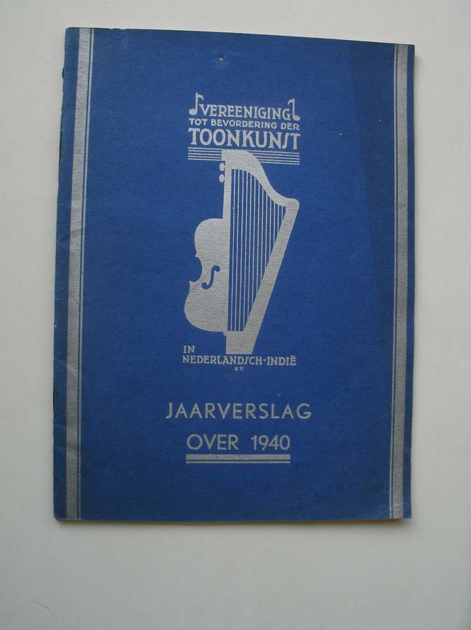 nn. - Jaarverslag over 1940. Vereeniging tot bevordering der toonkunst in Nederlandsch Indie.