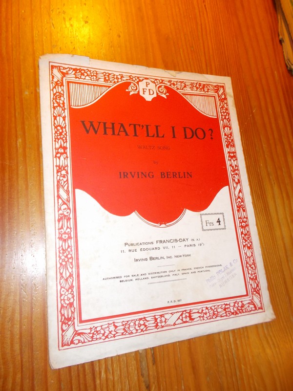 BERLIN, IRVING, - What`ll I Do ?