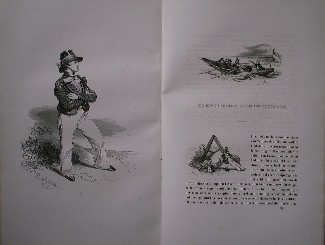 antique print (prent) - De kweekeling voor de zeevaart. Antique print.