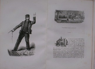 antique print (prent) - De schippersknecht. Antique print.