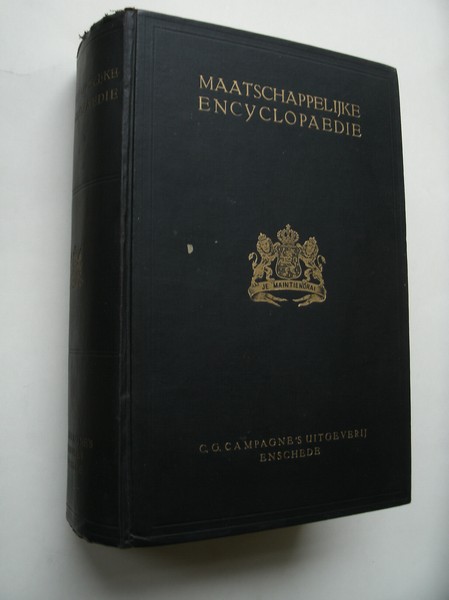 KOOIMAN, D. (A.O.), - Maatschappelijke encyclopaedie.