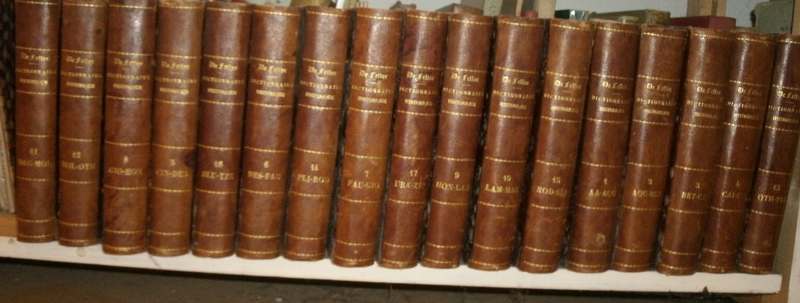 FELLER, F.X. DE, - Dictionnaire historique ou histoire abregee des hommes qui se sont fait un nom par leur genie,