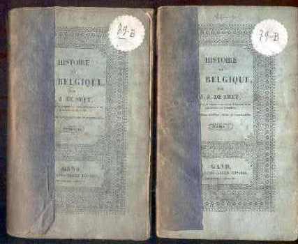 SMET, J.J. DE, - Histoire de la Belgique.