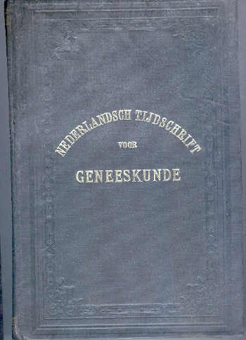 red. - (Tijdschrift voor geneeskunde). Nederlandsch tijdschrift voor geneeskunde.