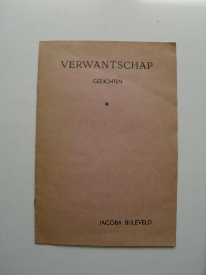 BIJLEVELD, JACOBA, - Verwantschap. Gedichten.