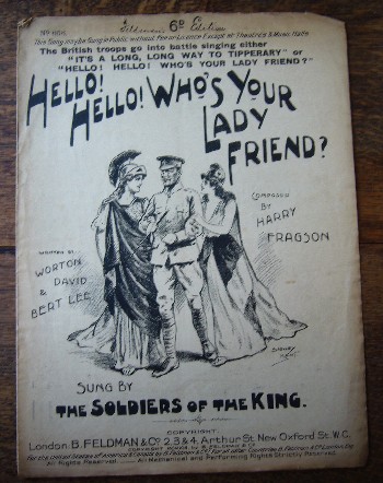 FRAGSON, HARRY & WORTON, DAVID, - Hello ! Hello ! Who`s your lady friend ?