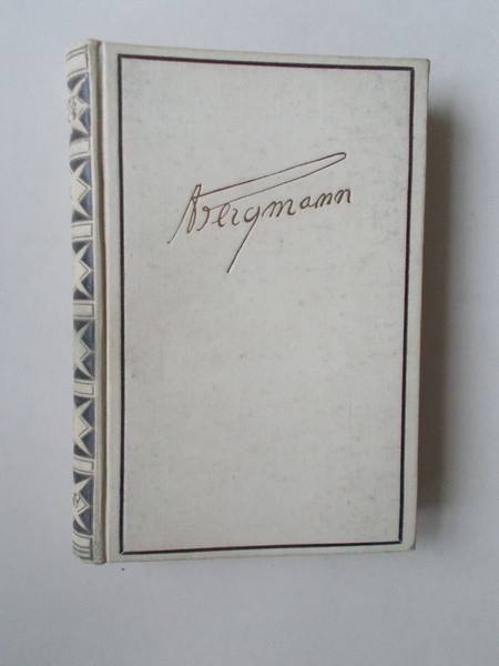 BERGMANN, A., - Ernest Staas.
