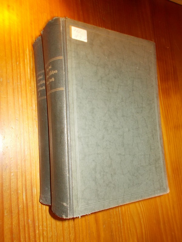 SCOBEL, ALBERT, - Geographisches Handbuch. Algemeine Erdkunde, Landerkunde und Wirtschaftsgeographie.
