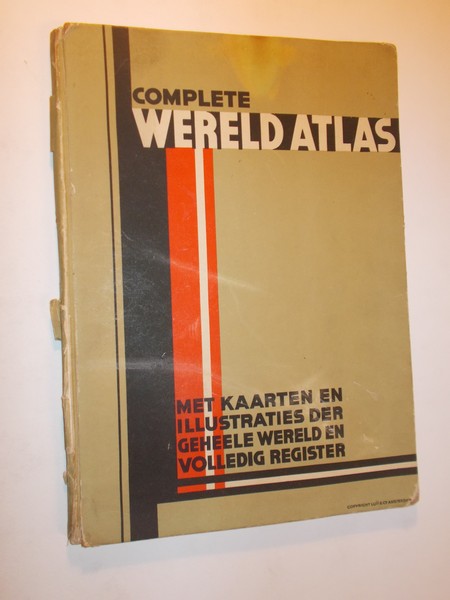 MOOR, A. DE (bew.), - Uitgebreide nieuwe wereld atlas.