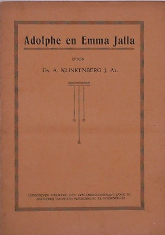 KLINKENBERG, A., - Adolphe en Emma Jalla.