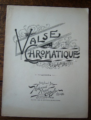 LESCHETISKY, TH., - Valse Chromatique.