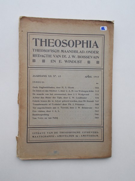 red. - Theosophia. (Theosofia).