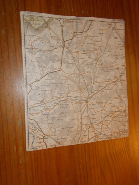 map. kaart. - Atlas ANWB. Het Woold.