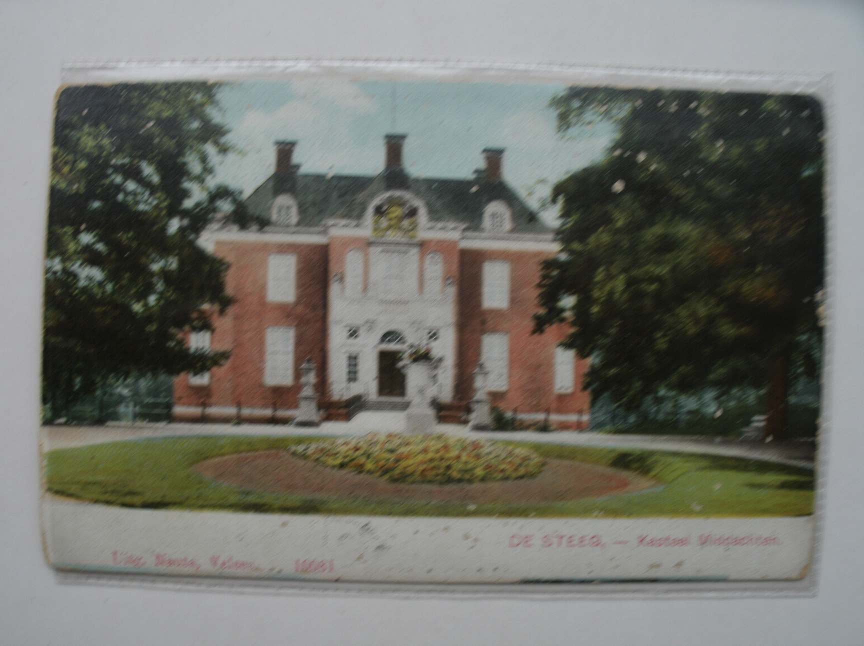 postcard. ansichtkaart. postkarte. - De steeg. Kasteel Middachten. (Rheden).