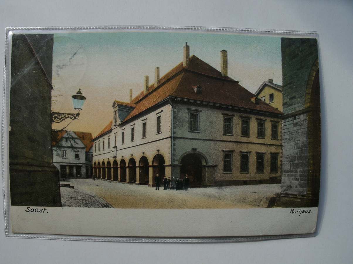 postcard. ansichtkaart. postkarte. - Soest. Rathaus. (Germany).