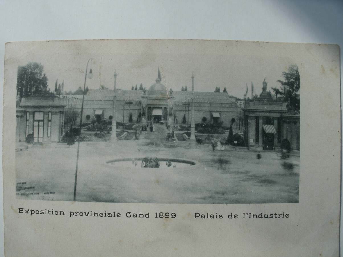 postcard. ansichtkaart. postkarte. - Exposition provinciale de Gand 1899. Palais de l`industrie.