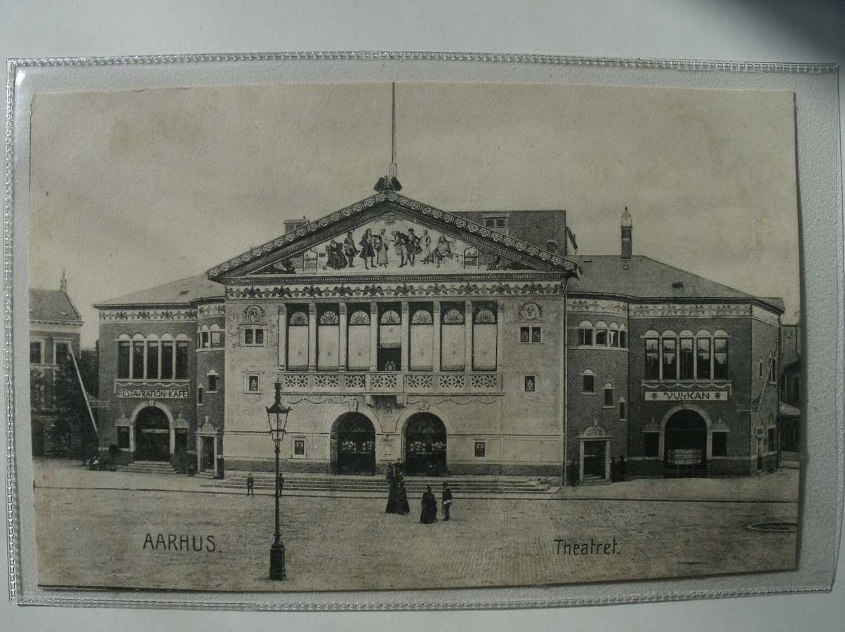 postcard. ansichtkaart. postkarte. - Aarhus. Theatret.