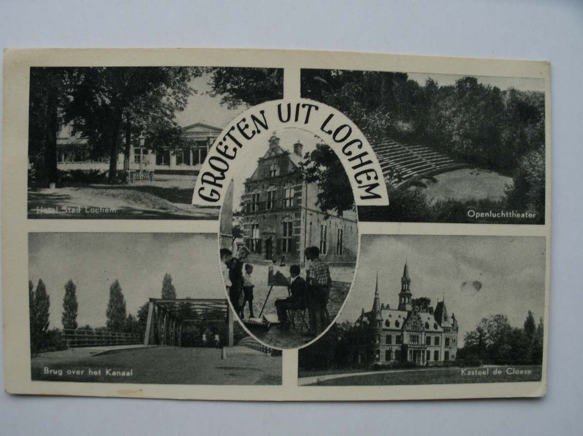 ansichtkaart. postcard. postkarte. - Groeten uit Lochem.