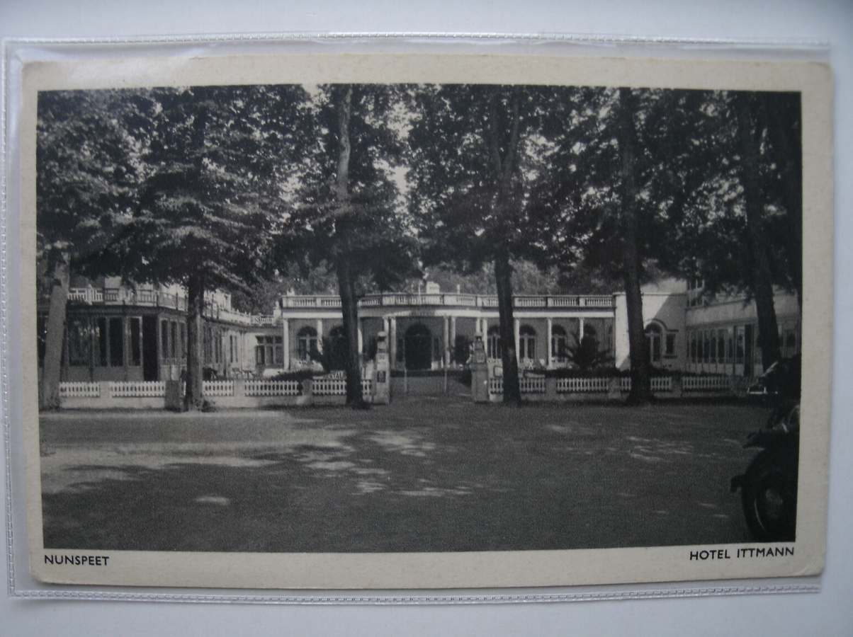 ansichtkaart. postcard. postkarte. - Nunspeet. Hotel Ittmann.