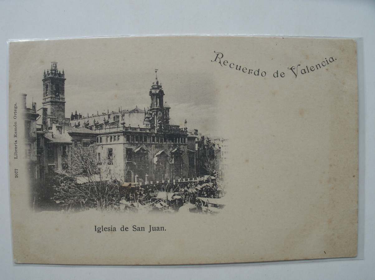 postcard. ansichtkaart. postkarte. - Recuerdo de Valencia. Iglesia de San Juan.
