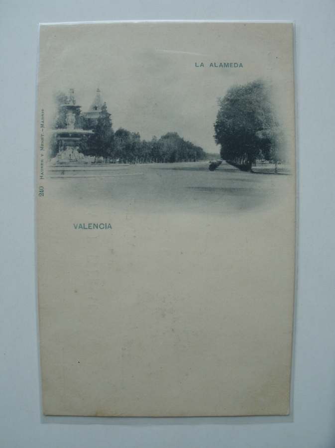 postcard. ansichtkaart. postkarte. - Valencia. La Alameda.