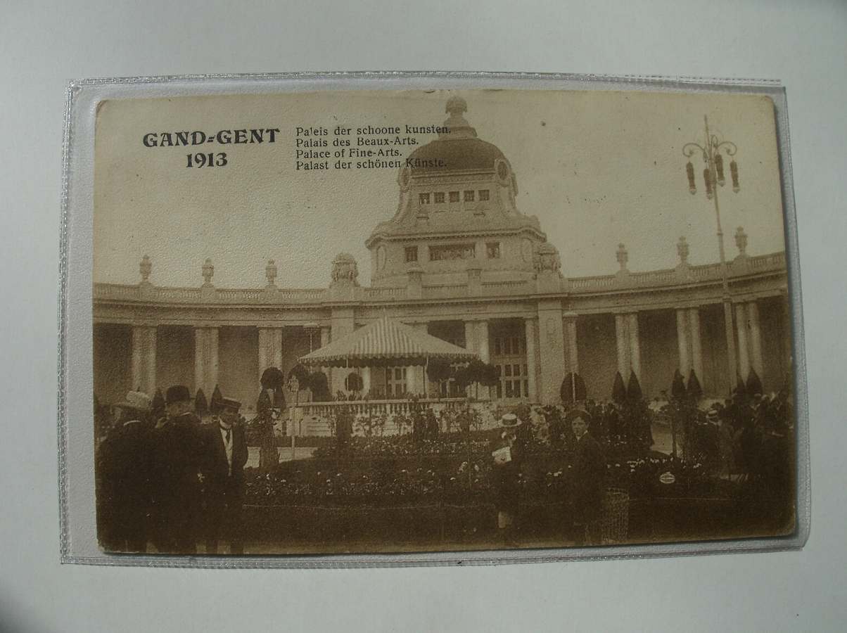 postcard. ansichtkaart. postkarte. - Gent. Gand. 1913. Paleis der schone kunsten.