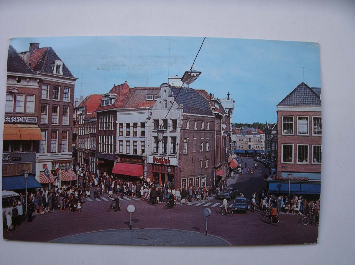 postcard. ansichtkaart. postkarte. - Zwolle. Grote markt.