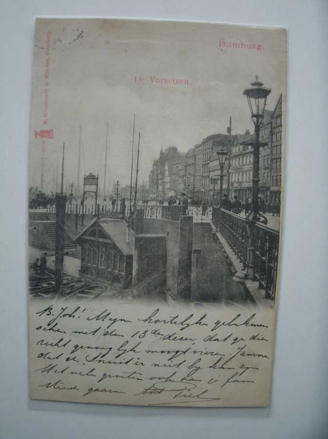 postcard. ansichtkaart. postkarte. - Hamburg.