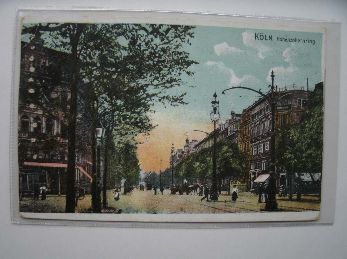 postcard. ansichtkaart. postkarte. - Koln. Hohenzollernring.