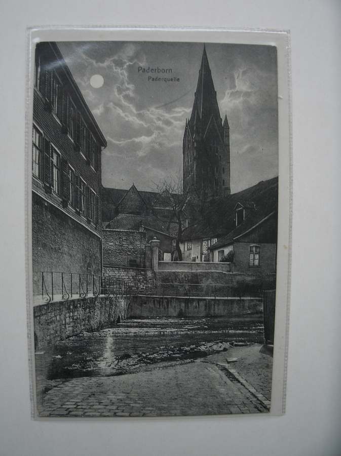 postcard. ansichtkaart. postkarte. - Paderborn. Paderquelle.