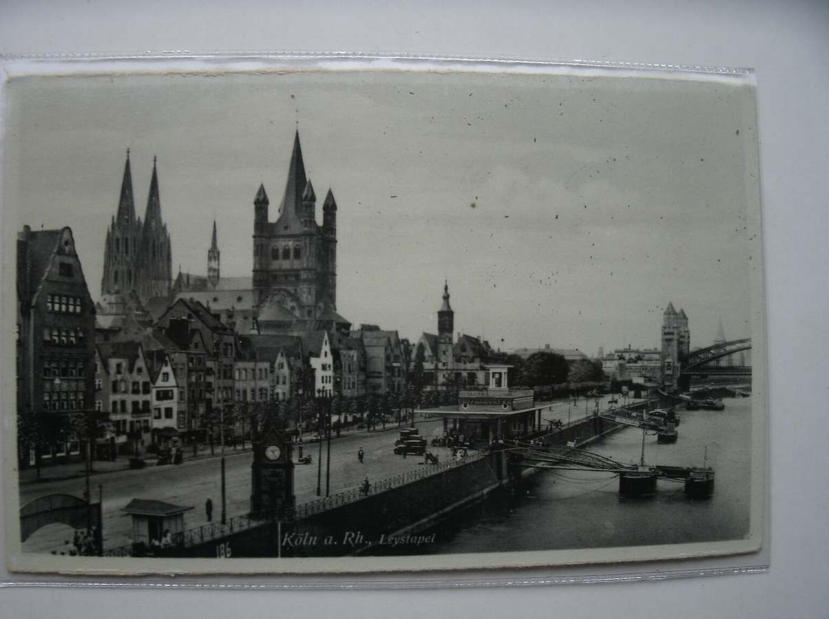 postcard. ansichtkaart. postkarte. - Koln a. Rh. Leystapel.