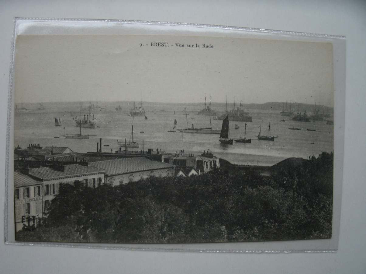postcard. ansichtkaart. postkarte. - Brest. Vue sur la Rade.