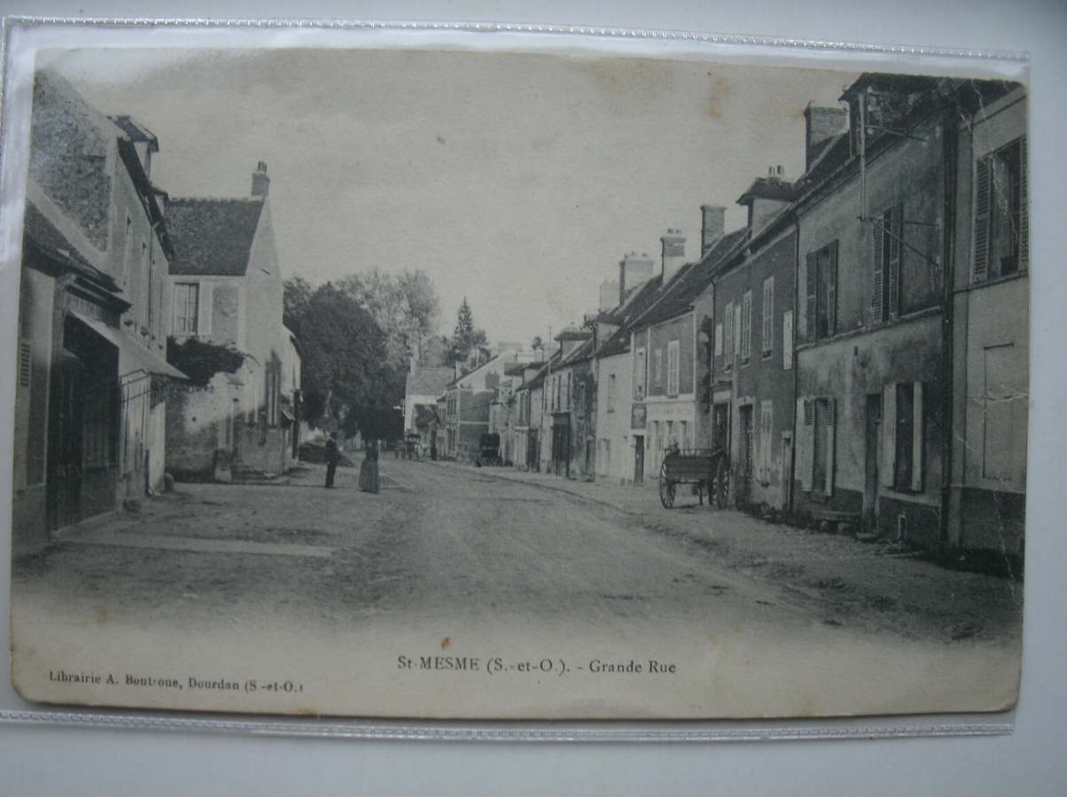 postcard. ansichtkaart. postkarte. - St. Mesme (S. et O.). Grande Rue.