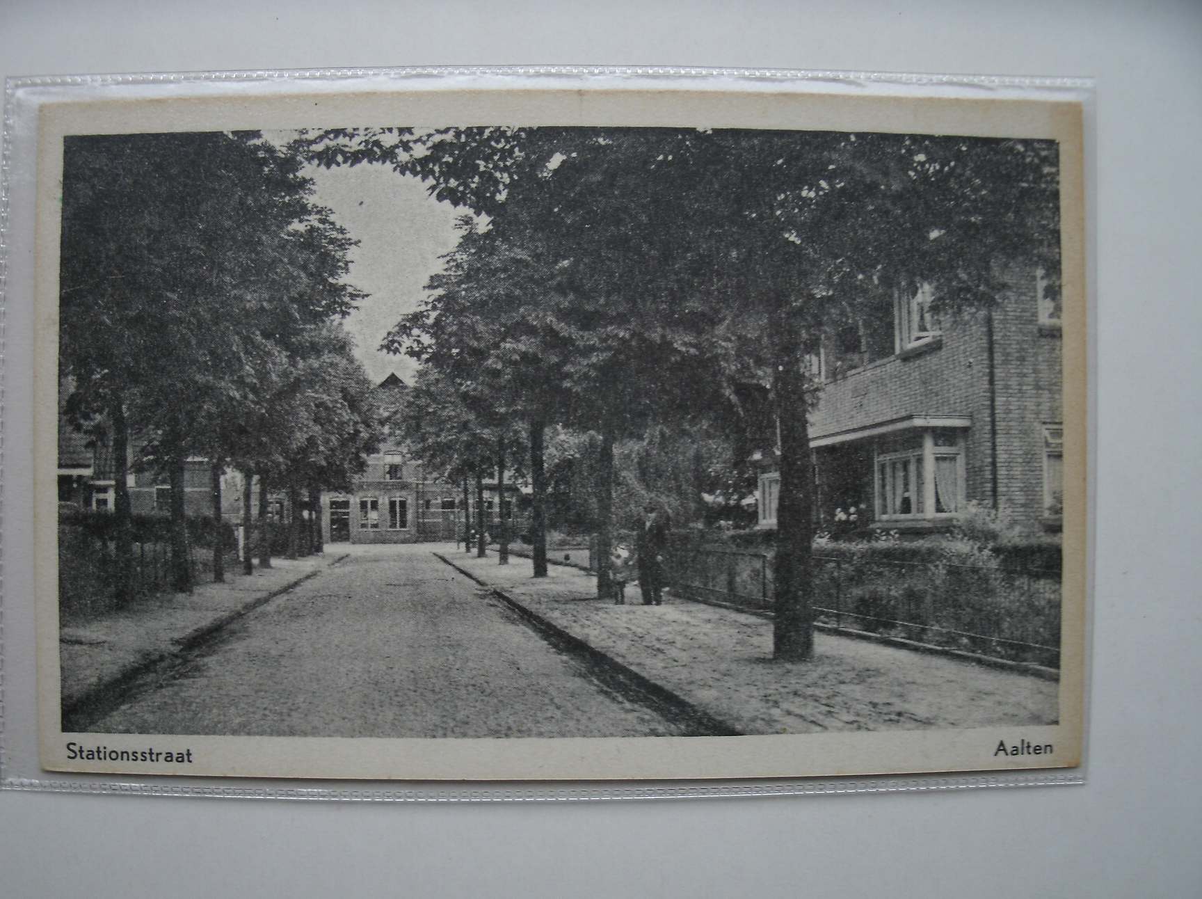 postcard. ansichtkaart. postkarte. - Stationstraat. Aalten.