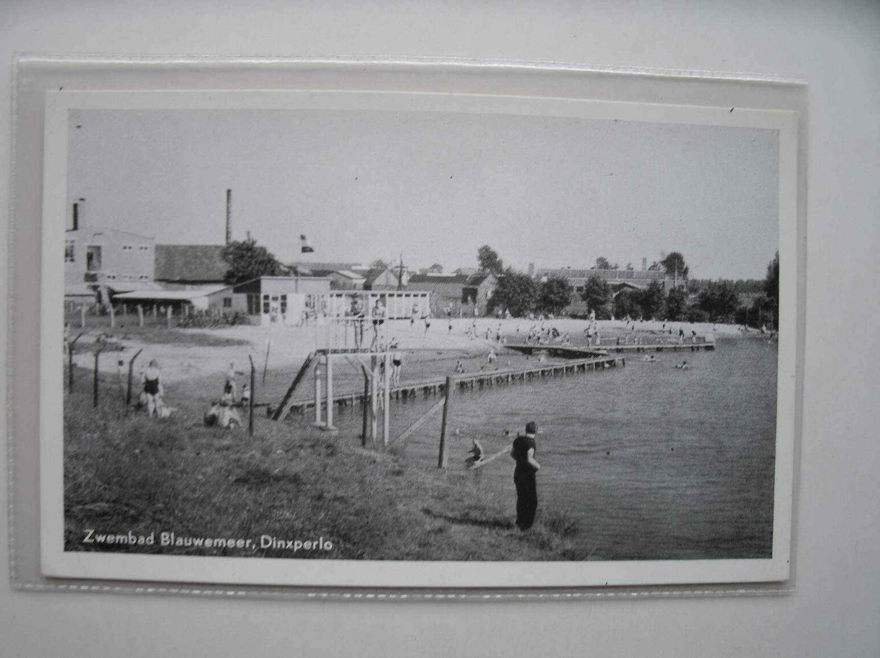 postcard. ansichtkaart. postkarte. - Dinxperlo. Zwembad blauwemeer.