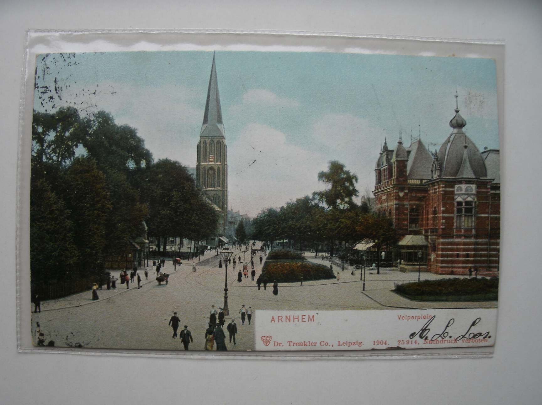 postcard. ansichtkaart. postkarte. - Arnhem. Velperplein.