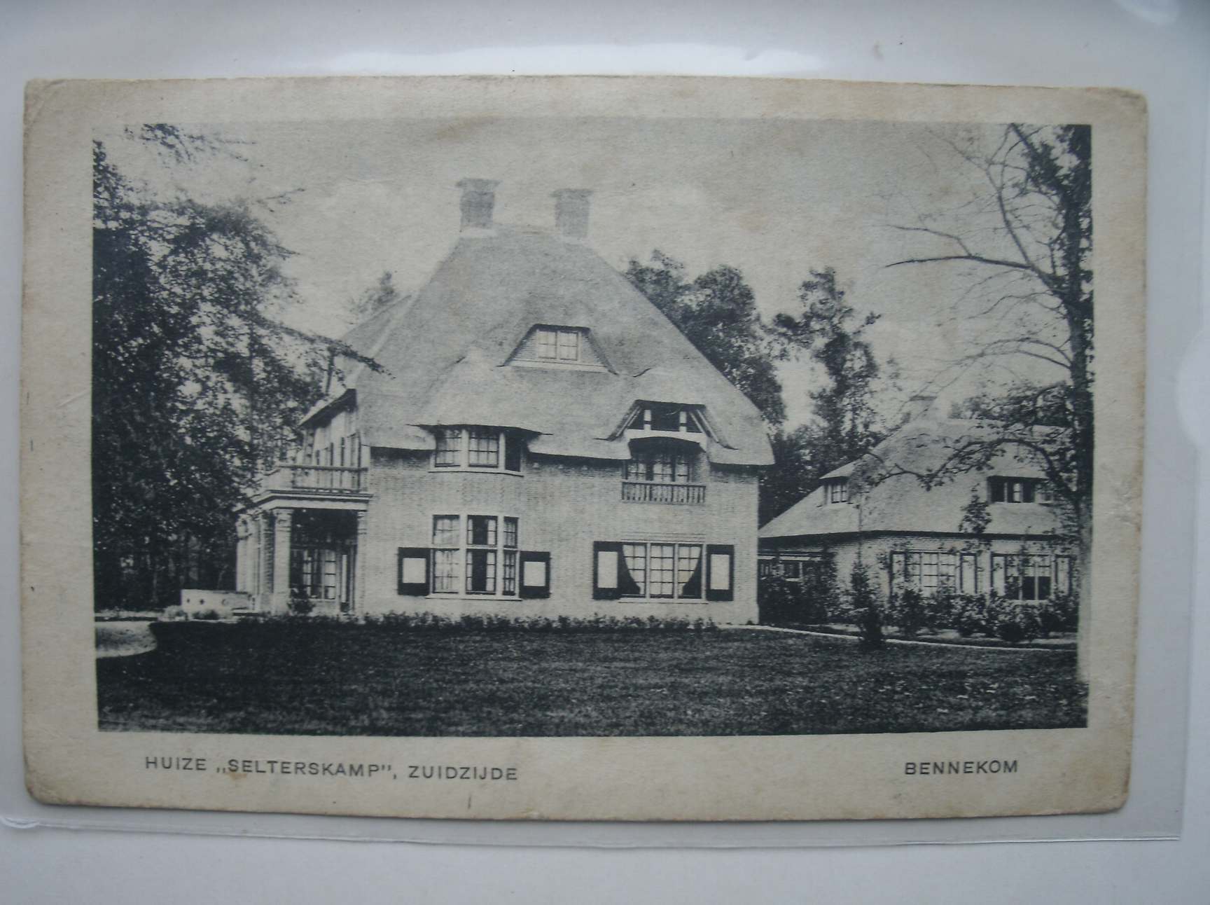 postcard. ansichtkaart. postkarte. - Bennekom. Huize Selterskamp, zuidzijde.
