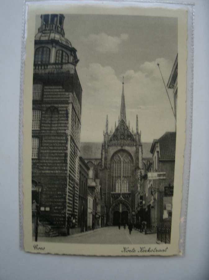 postcard. ansichtkaart. postkarte. - Goes. Korte kerkstraat.